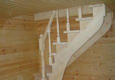Лестницы из древесины
